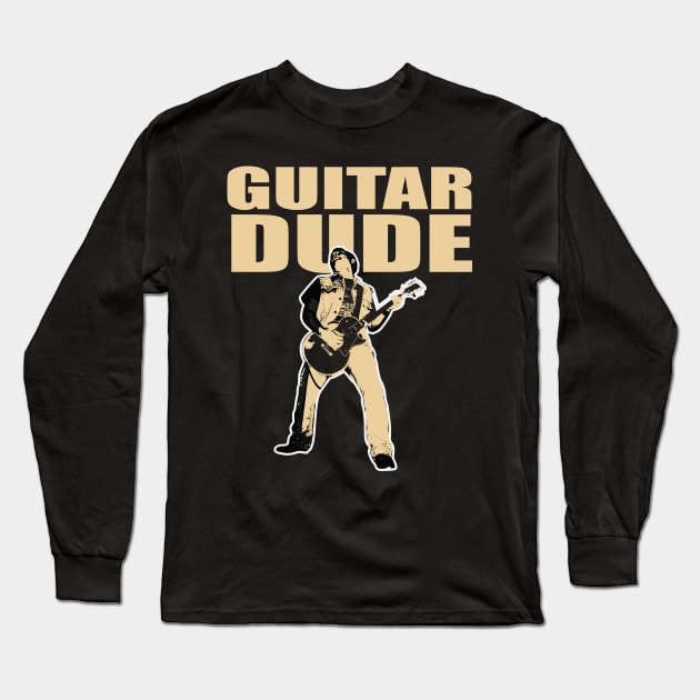 Guitar Dude Long Sleeve T-Shirt by BC- One- Shop